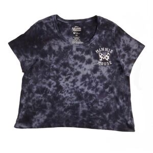 3X Disney Minnie Mouse Crop Tie Dye Shirt